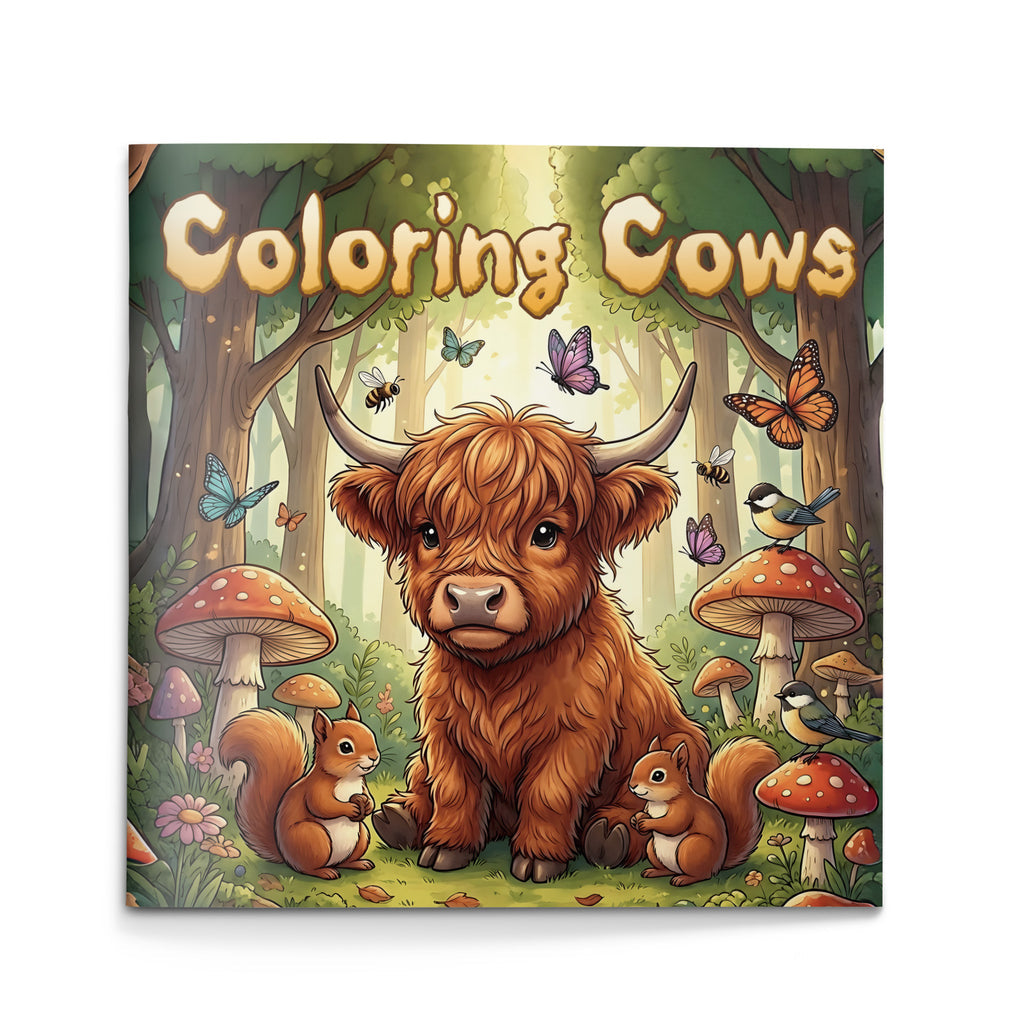 Farm Friends Cow Colouring Book — ages 3–8