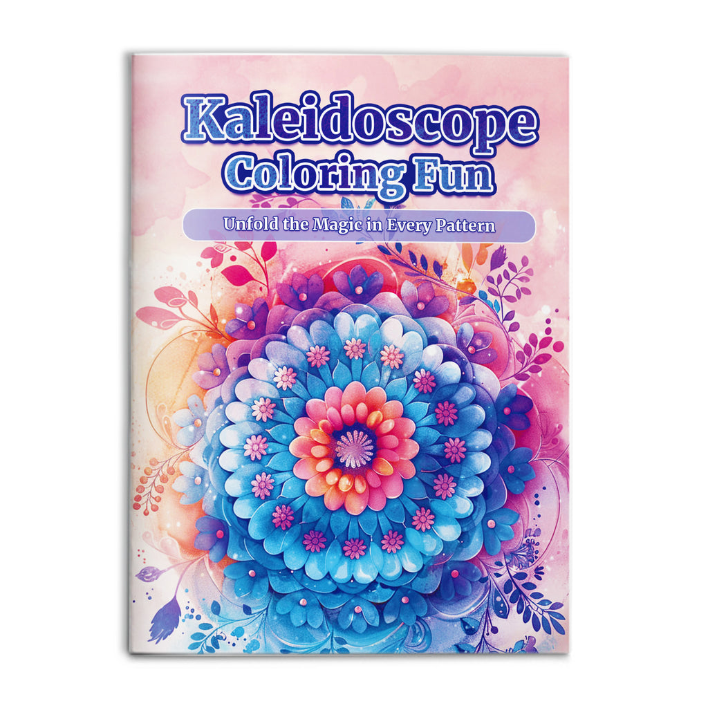 Kaleidoscope Patterns Colouring Book — for grown-ups